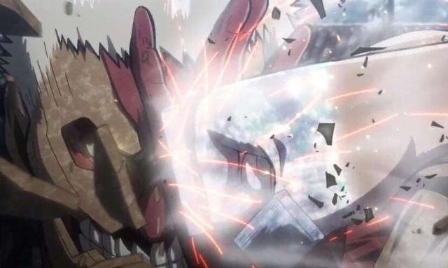 进击的巨人第三季：铠之巨人被雷枪打出心理阴影，艾伦练就铁爪功