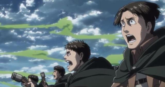 进击的巨人第三季17集：勇者不单单代表着阿尔敏一个人，还有他们