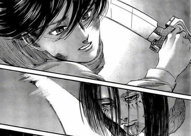 《进击的巨人》最新话，三笠亲手砍下艾伦头颅：永别了，我的少年