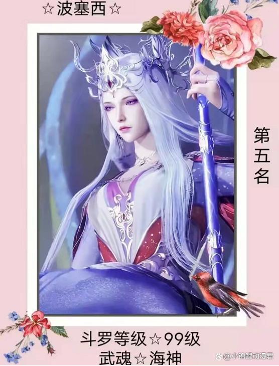 斗罗大陆：最强的5人，3人达到100级，波塞西垫底，比比东第2