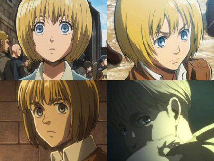 《进击的巨人》画风的变化，长发三笠成短发帅哥，艾伦的变化最大