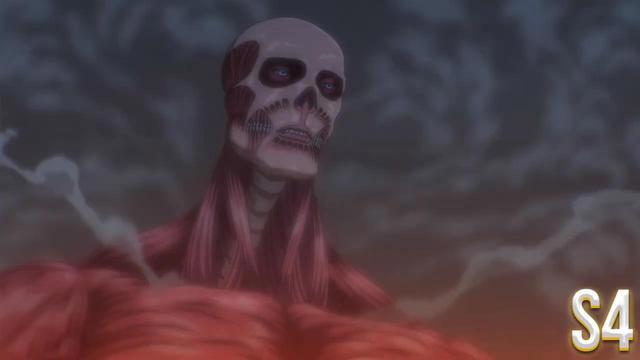 进击的巨人：1~4季六位巨人动画形象变化，24张图带你重温巨人脸