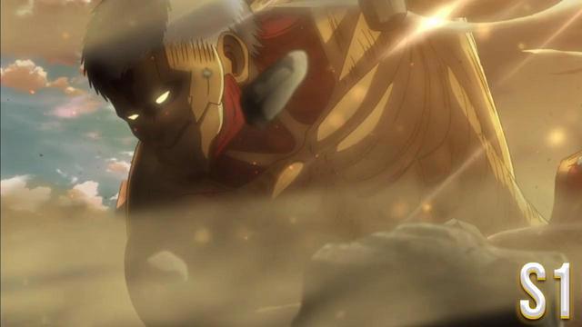 进击的巨人：1~4季六位巨人动画形象变化，24张图带你重温巨人脸