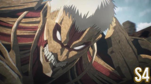 进击的巨人：1~4季六位巨人动画形象变化，24张图带你重温巨人脸