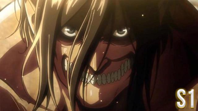 进击的巨人：1~4季六位巨人动画形象变化，24张图带你重温巨人脸