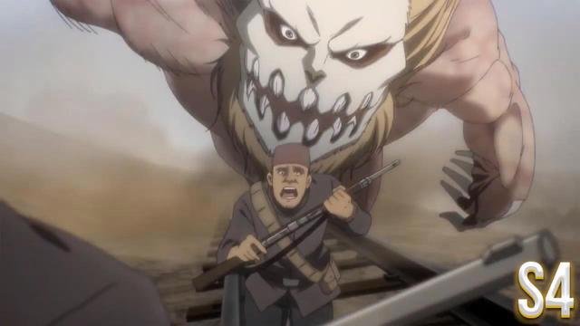 进击的巨人：1~4季六位巨人动画形象变化，24张图带你重温巨人脸