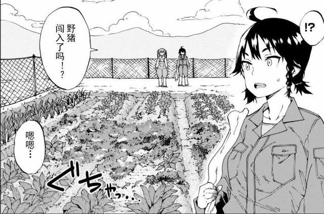 超硬核的猎人漫画，日本少女为保护农田与野兽们斗智斗勇