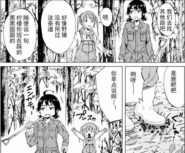 超硬核的猎人漫画，日本少女为保护农田与野兽们斗智斗勇