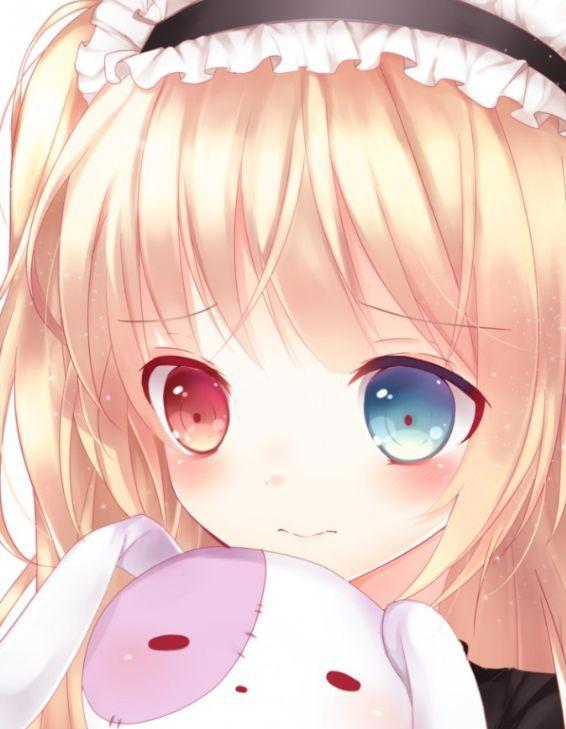 四位异瞳动漫女神，前两位战斗力强无敌，看到后两位我的血槽已空