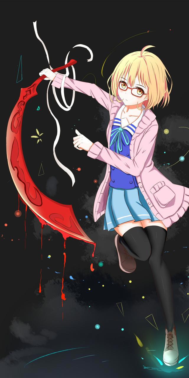 《境界的彼方》栗山未来，女友力满满，动漫全面屏壁纸分享