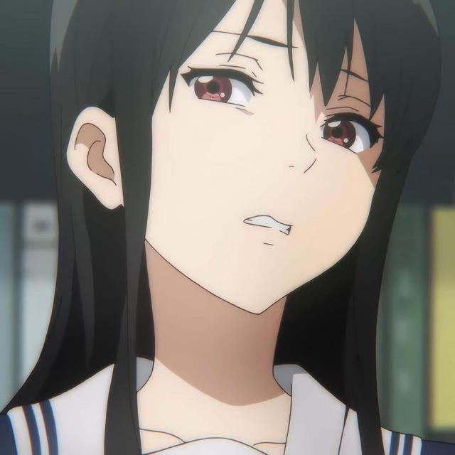 《境界的彼方》名瀬美月，动漫头像自剪，相处让人舒服的黑长直