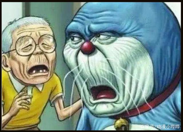当陪伴童年的动漫角色变老后，哆啦A梦满脸皱纹，小新戳中泪点！