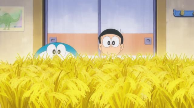 哆啦A梦动漫，体验农作物的生产过程，还是蛮辛苦的！