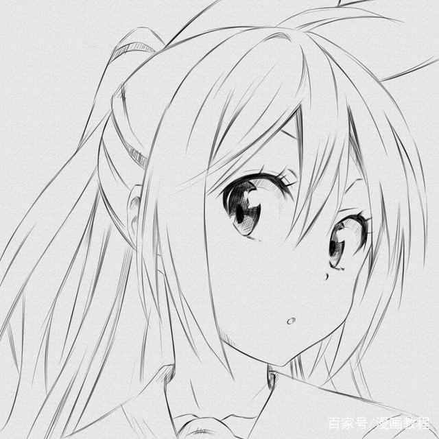 手绘教学：教你画动漫《伪恋》里的女主角——桐崎千棘