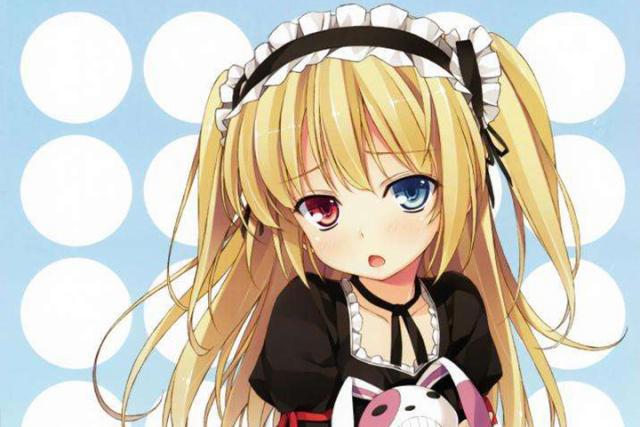 动漫中穿哥特萝莉装的妹子，黑猫的哥特装真的让人“一本满足”啊