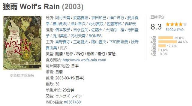 冷门经典动画：BONES骨头社《狼雨》一部承载着美好愿望的童话