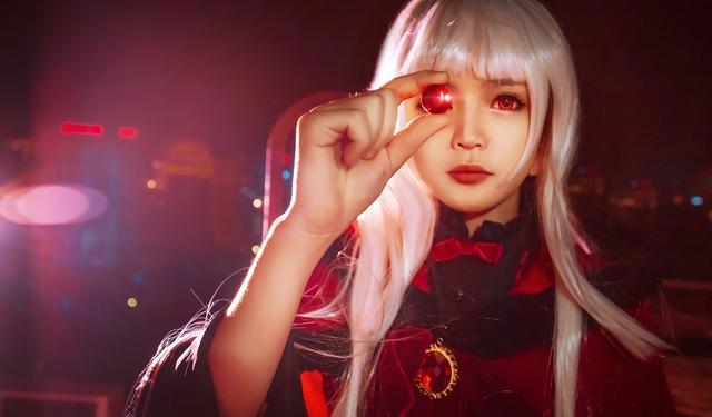 这是一组关于动漫《K》中可爱萝莉栉名安娜让人失望的cosplay图片
