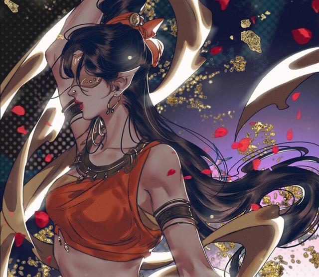 《天官赐福》漫画第六卷结束，花城又换新衣服，故意吸引谢怜的？