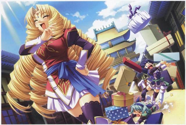 盘点动漫中的那些直卷发美少女！