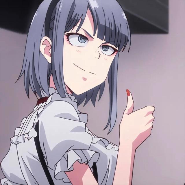 《粗点心战争》枝垂萤，动漫头像自剪分享，可爱的脱线女孩