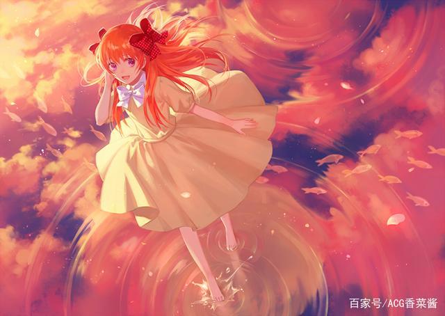 动漫中的美少女大PK，这才是淡黄长裙的正确打开方式