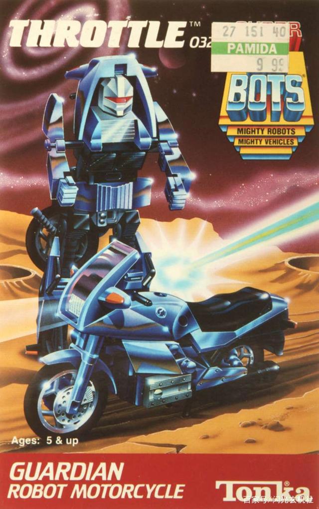 百变雄狮动漫人物：年代久远的变形宝马-Throttle油门