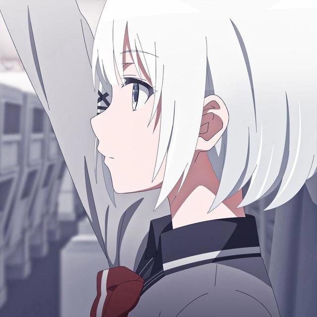 《侦探已经死了》希耶丝塔，动漫头像自剪分享，白色短发太抢眼