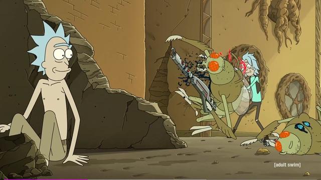 《瑞克和莫迪第五季》瑞克与鸟人在意识世界上演追逐大战