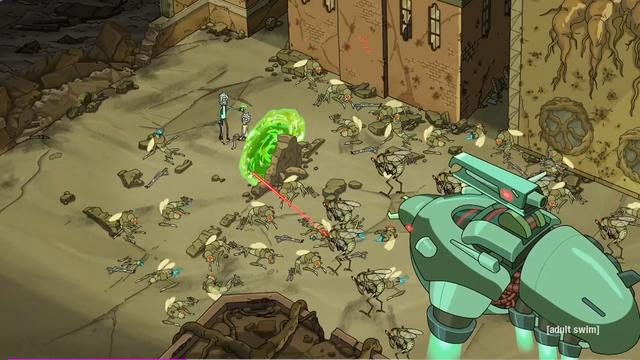 《瑞克和莫迪第五季》瑞克与鸟人在意识世界上演追逐大战