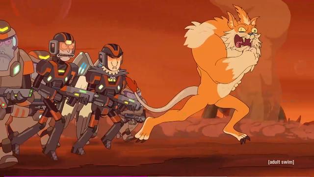 《瑞克和莫迪第五季》瑞克与鸟人在意识世界上演追逐大战