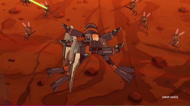 《瑞克和莫迪第五季》瑞克与鸟人在意识世界上演追逐大战