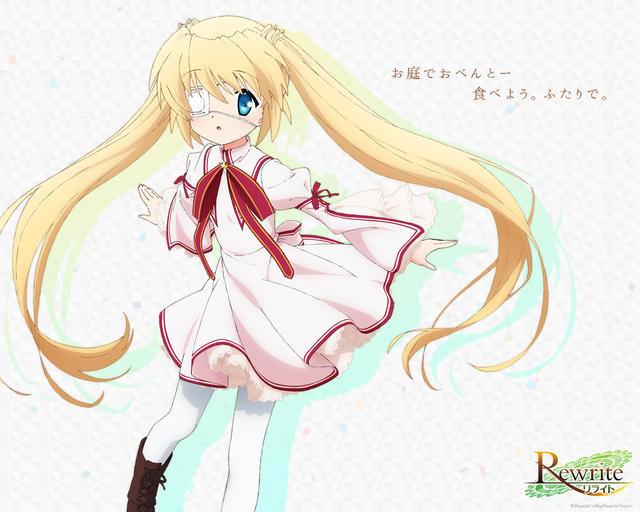 动漫图集：Rewrite手机壁纸，来攻略超能力美少女吧