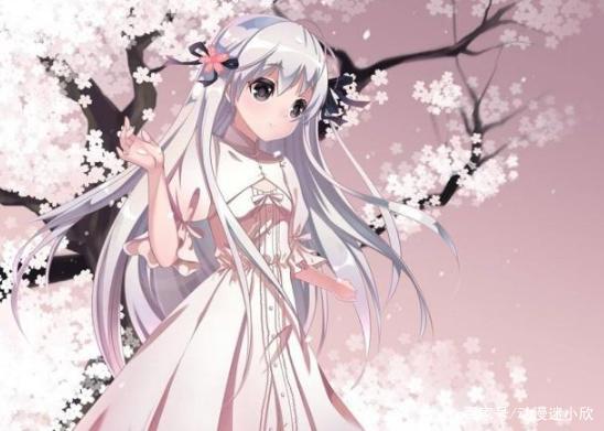 15个动漫中的银发美少女，艾莎头发40万根，而她的头发却像拖把