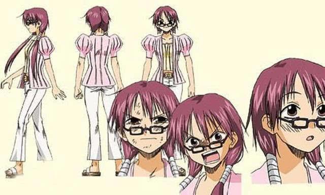 盘点动漫中的那些红发眼镜娘！