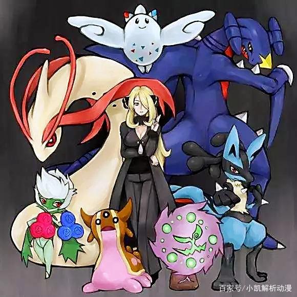 宝可梦：御姐型冰山美人竹兰，神奥冠军，你喜欢她的哪种精灵？