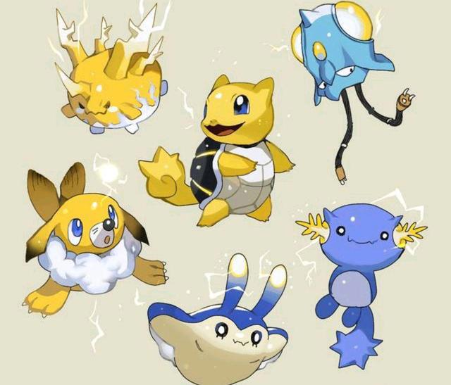 宝可梦：精灵宝贝集体转换属性，妙蛙种子被特殊对待，画风爱了！