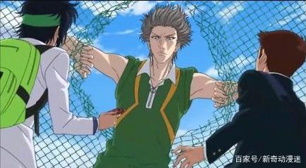 网球王子中天赋过人的两位选手，一位不曾练习，一位拥有一身怪力