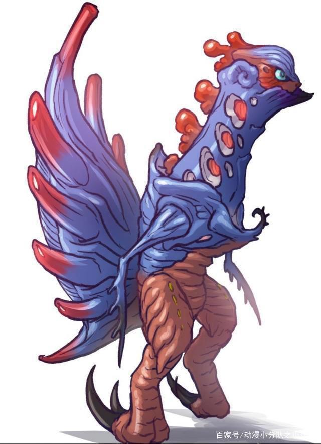 大神原创的五个怪兽，每只都很个性，身体上还有装甲