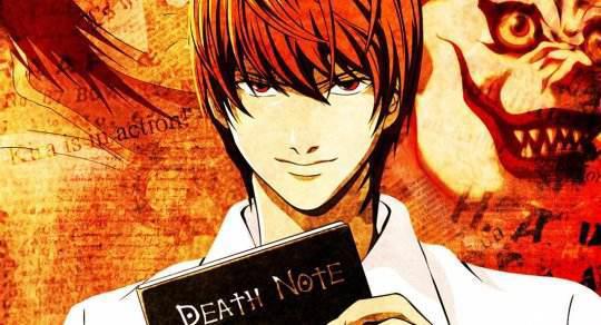 美型动漫人物-心怀叵测角色之夜神月《死亡笔记》