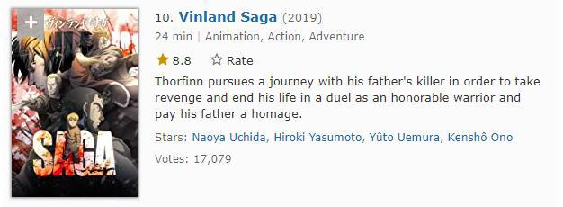 IMDb评分最高的十部动漫，海贼王无法上榜，鬼灭之刃仅仅第十！