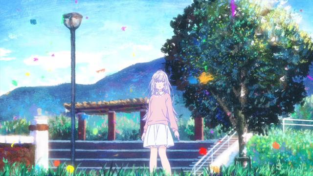 就冲这美的背景，这部新番《来自缤纷世界的明日》我追定了