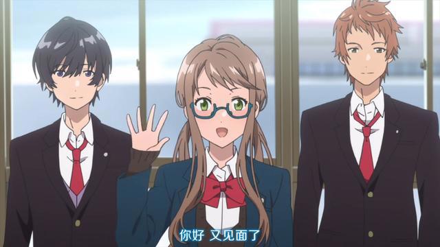 就冲这美的背景，这部新番《来自缤纷世界的明日》我追定了