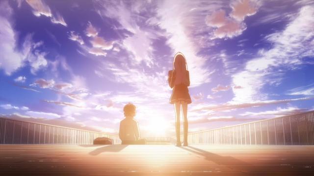 就冲这美的背景，这部新番《来自缤纷世界的明日》我追定了