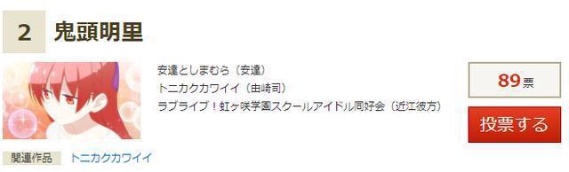 日媒的十月新番女性声优投票，种田梨沙现居首位，超过鬼头明里！