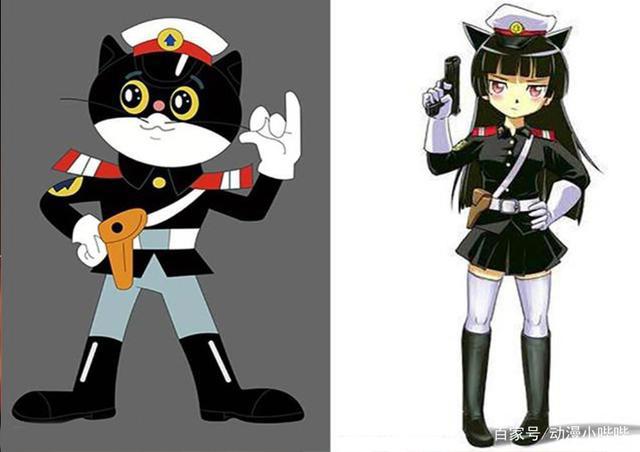 童年动画主角“性转”后，黑猫警长变萝莉，看到杰瑞，这是初恋？