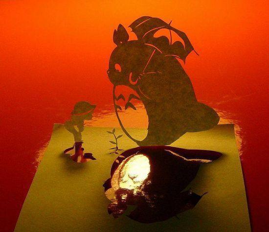 动漫剪纸也精彩：淘气的阿拉蕾，起飞的奥特曼，纤细的初音