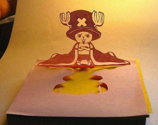 动漫剪纸也精彩：淘气的阿拉蕾，起飞的奥特曼，纤细的初音