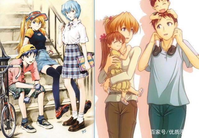 当动漫角色长大了，静香和大雄结婚了，明日香和碇真嗣结婚了！