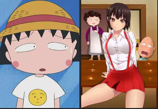 这三部动漫女主长大后，一个能当本子，一个成网络用语！