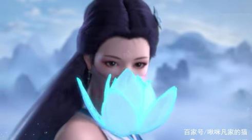 动漫版《武动乾坤》的“面纱女神”绫清竹登场，人气力压林妹青檀